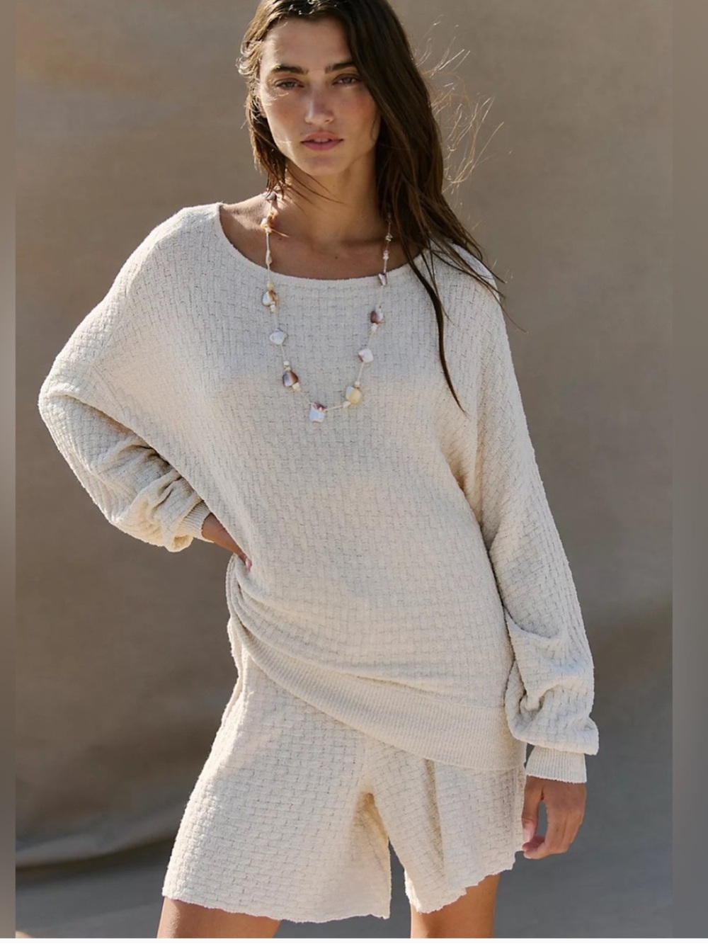 Free People Rowan Sweater Short
Set